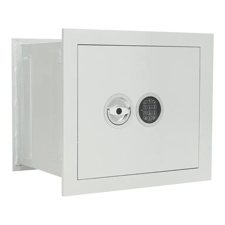 Rottner Wandtresor EN1 Stone SE 45 Premium Elektronikschloss weißaluminium – Ansicht 1
