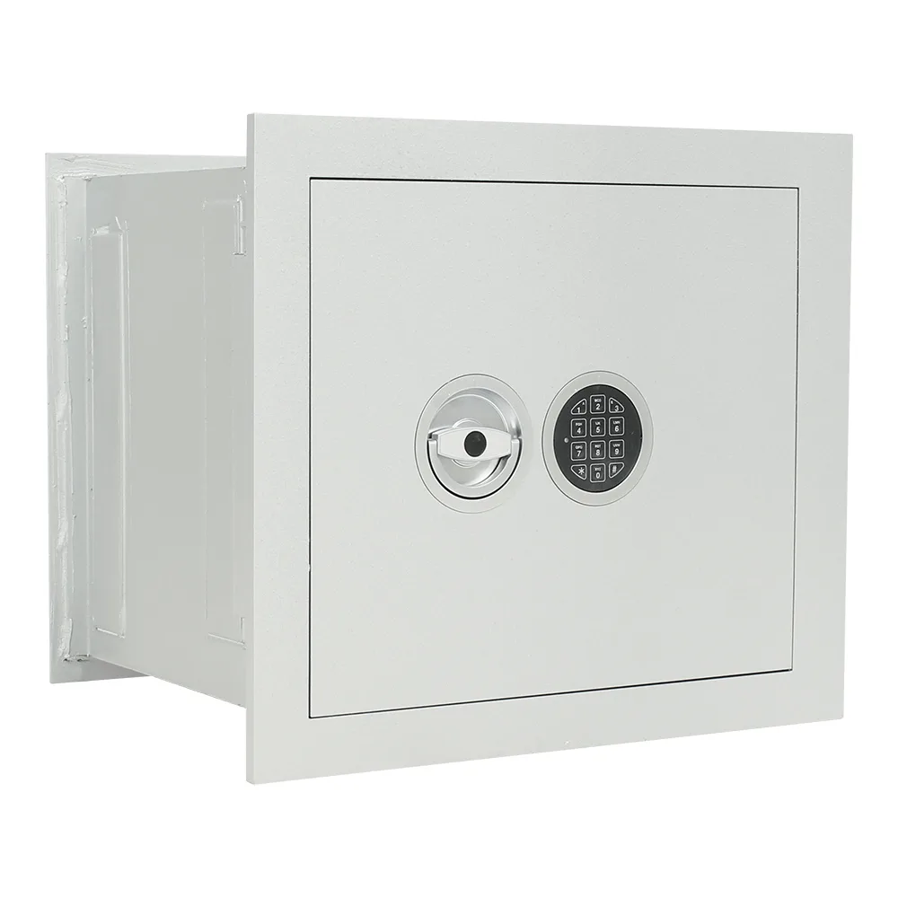Rottner Wandtresor EN1 Stone SE 45 Premium Elektronikschloss weißaluminium – Ansicht 1
