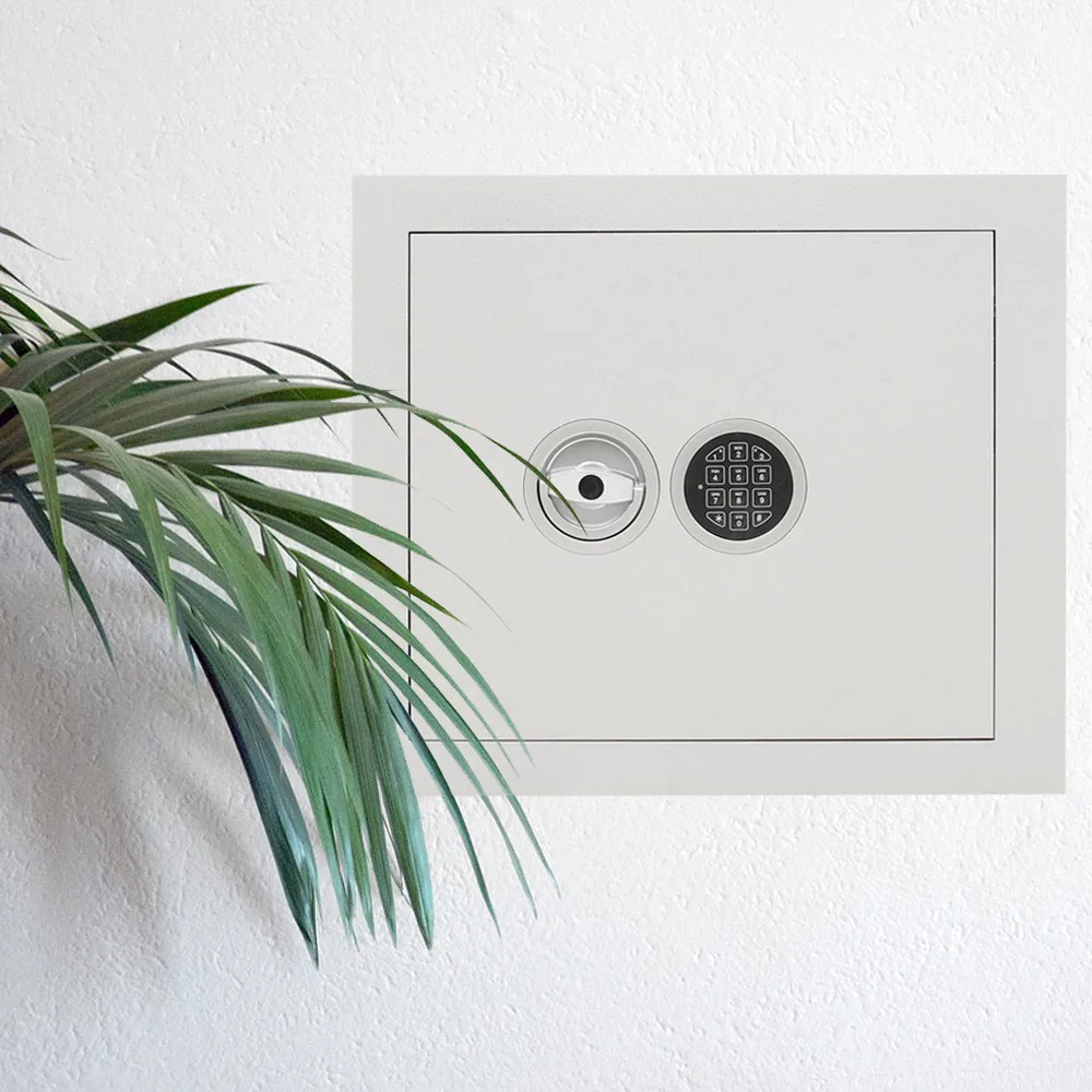 Rottner Wandtresor EN1 Stone SE 45 Premium Elektronikschloss weißaluminium – Ansicht 6
