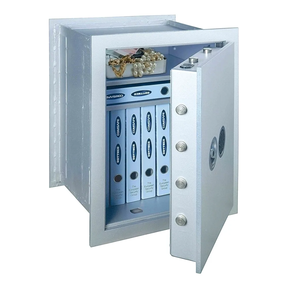 Rottner Wandtresor EN1 Stone SE 85 Premium Elektronikschloss weißaluminium – Ansicht 1