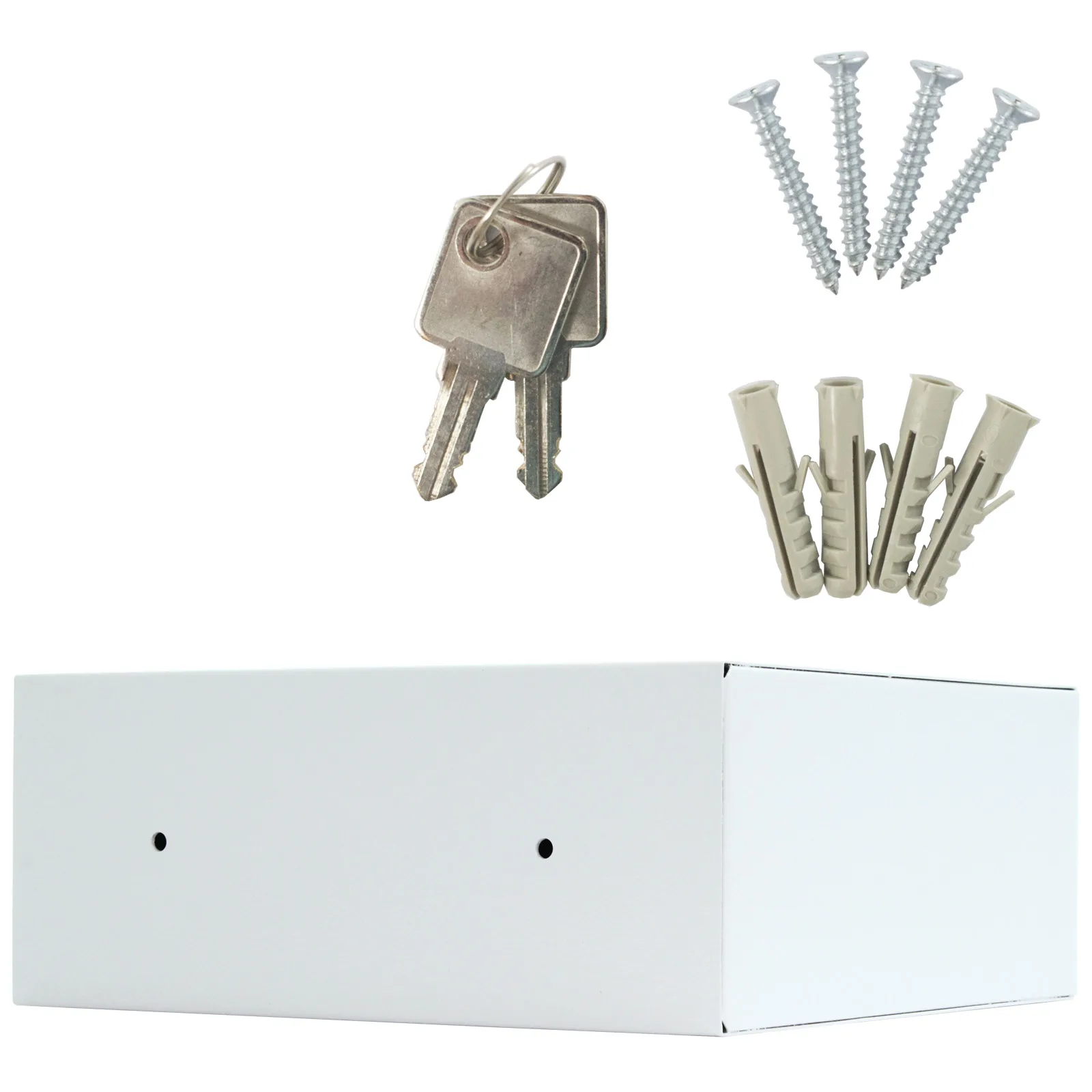 Rottner Wertfach Home Case 1 Zylinderschloss lichtgrau – Ansicht 5