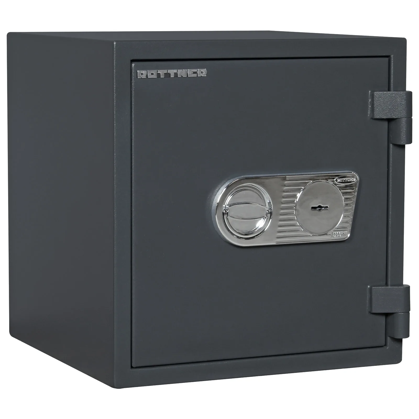 Rottner Wertschutzschrank EN1 Atlas Fire 45 Doppelbartschoss anthrazit – Ansicht 1