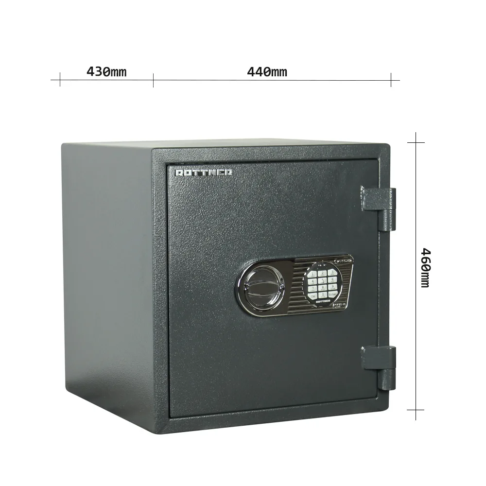 Rottner Wertschutzschrank EN1 Atlas Fire 45 Elektronikschloss anthrazit – Ansicht 5