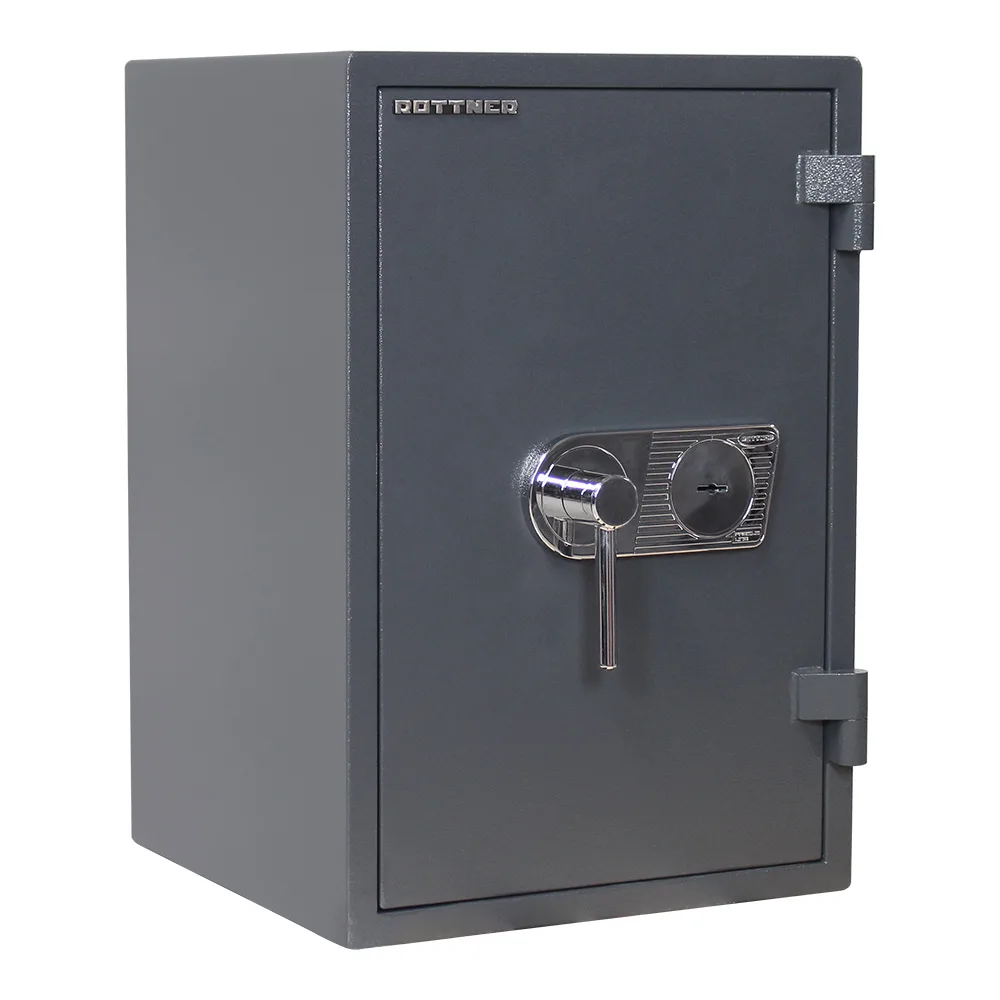 Rottner Wertschutzschrank EN1 Atlas Fire 65 Doppelbartschloss anthrazit – Ansicht 1