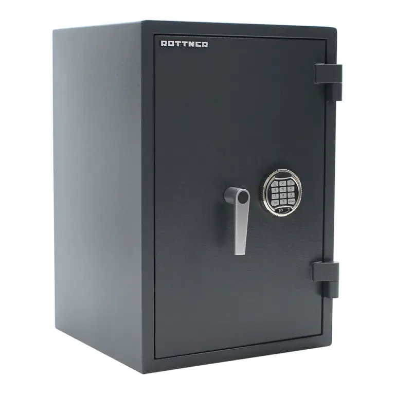 Rottner Wertschutzschrank EN1 Atlas Fire 65 EL PS650 SOS Schlüssel anthrazit – Ansicht 1