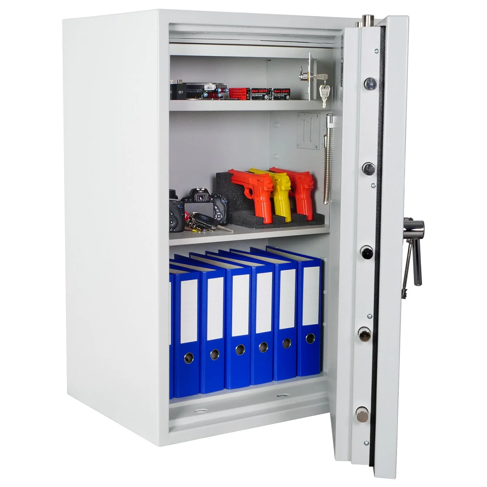 Rottner Wertschutzschrank EN3 Diamant Super Fire Do100 Doppelbartschloss grau – Ansicht 4