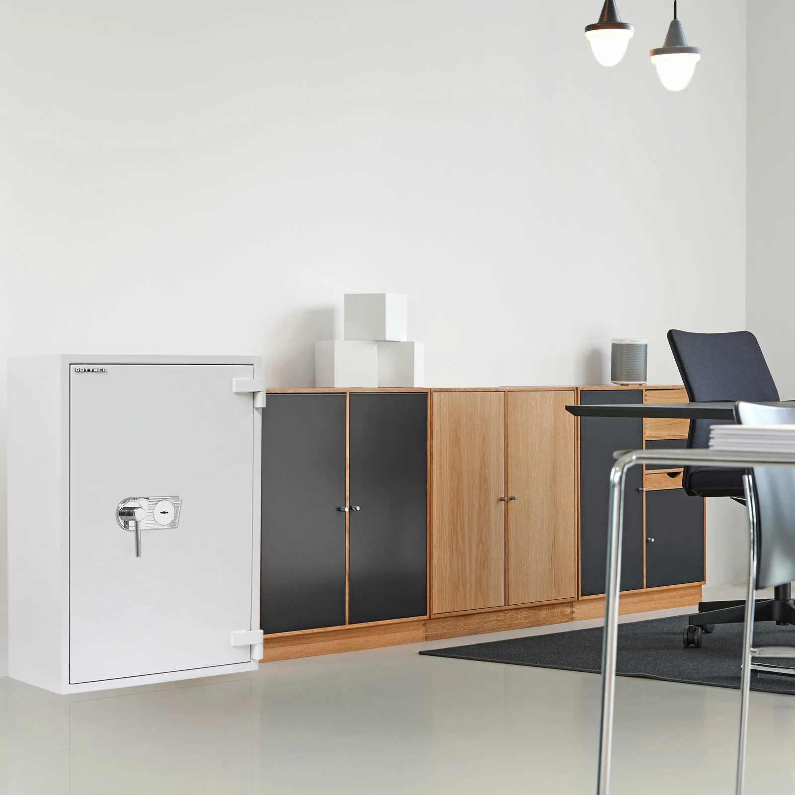 Rottner Wertschutzschrank EN3 Diamant Super Fire Do100 Doppelbartschloss grau – Ansicht 7