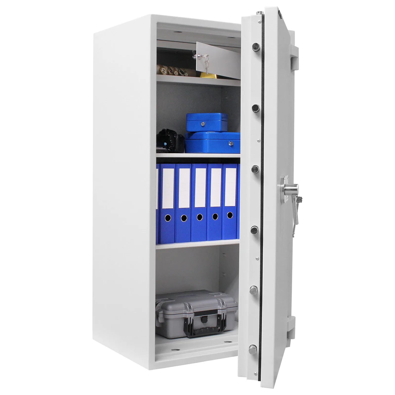 Rottner Wertschutzschrank EN3 Diamant Super Fire DO130 Doppelbartschloss grau – Ansicht 3