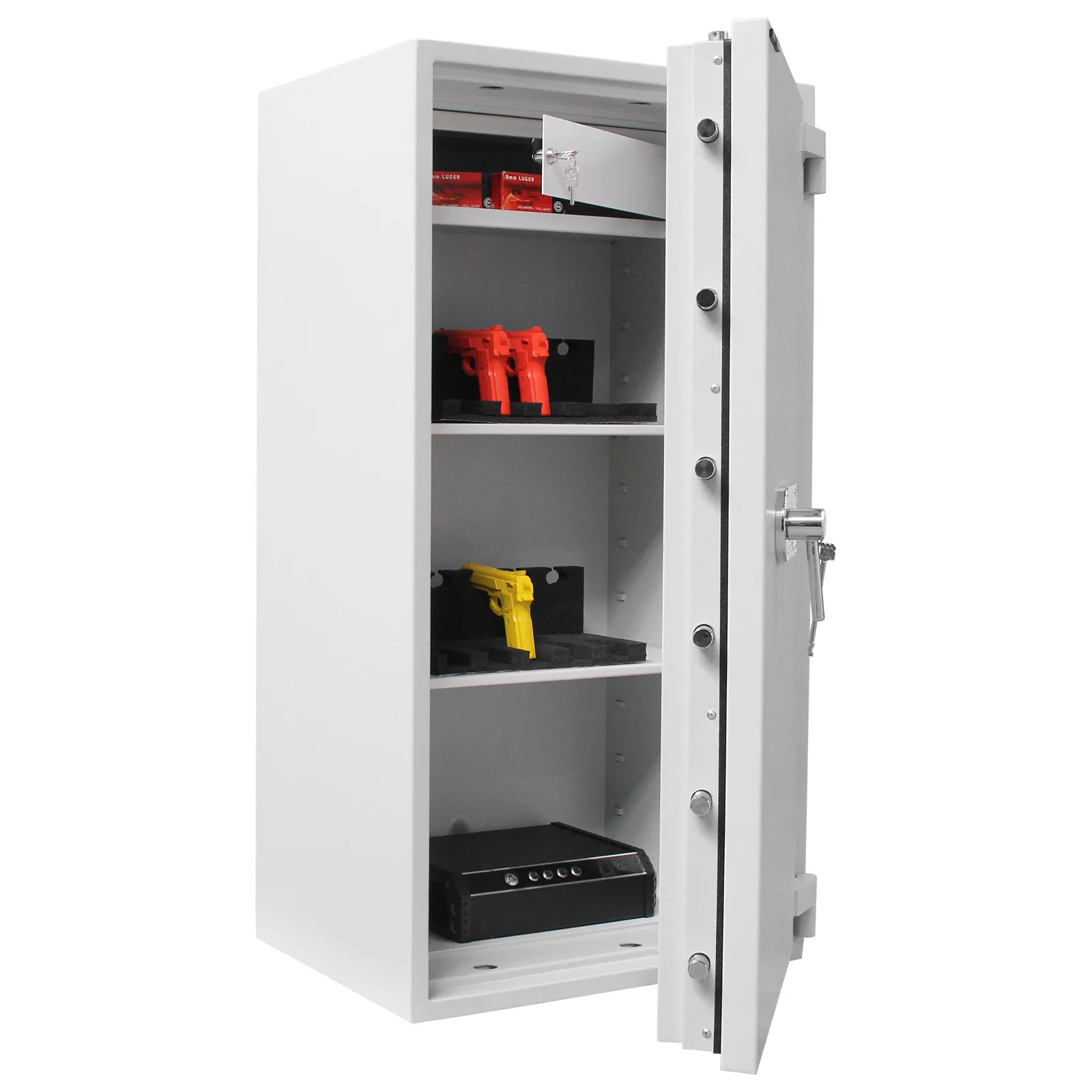 Rottner Wertschutzschrank EN3 Diamant Super Fire DO130 Doppelbartschloss grau – Ansicht 4