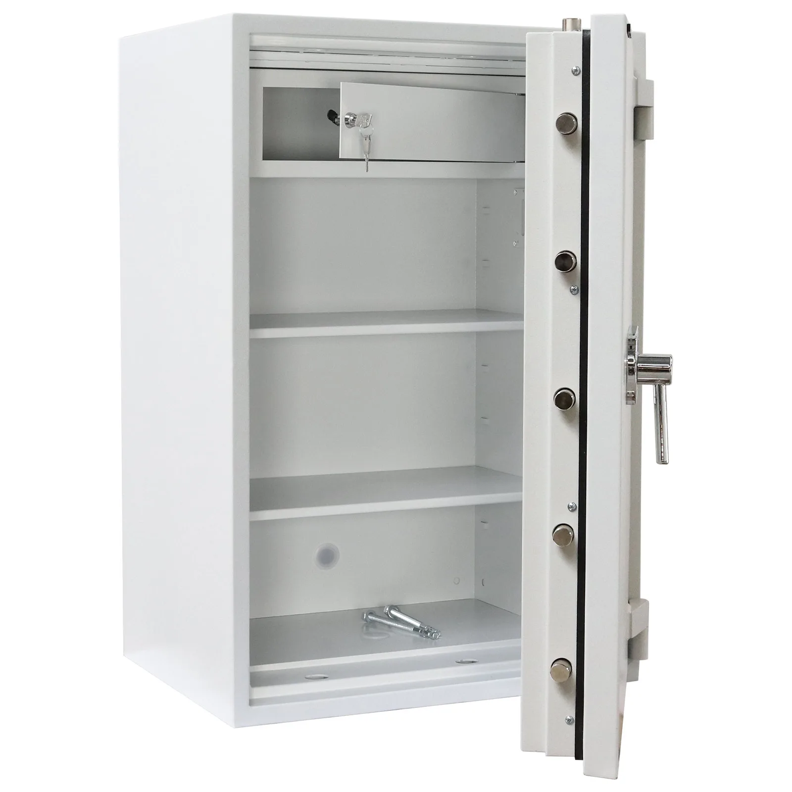 Rottner Wertschutzschrank EN3 Diamant Super Fire Premium DO100 Elektronikschloss grau – Ansicht 2