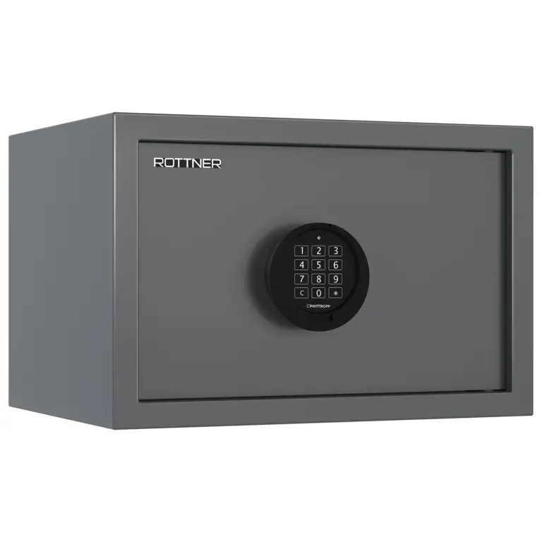 Rottner Wertschutzschrank S1 Praktik 30 Elektronikschloss Anthrazit – Ansicht 1