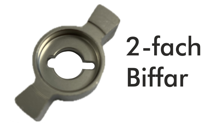 Schließzylinder ABUS Bravus 2000 MX Modular Doppelprofilzylinder Pro Cap Schlüssel 2-fach Schließbart für Biffar-Türen – Ansicht 2