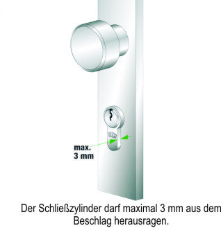 Schließzylinder BKS Janus8000 Serie 46 Doppelprofilzylinder – Ansicht 5