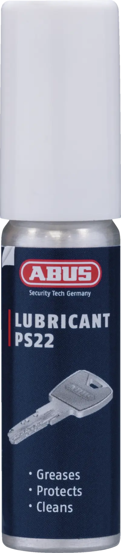 ABUS PS22 Pflegespray 13 ml – blaue Originalflasche mit weißer Kappe